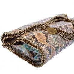 Stella McCartney Multicolor Faux Python Embossed Leather Falabella Tote For Women -Stella McCartney Sales luxury women stella mccartney used handbags p431981 005
