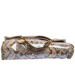 Stella McCartney Multicolor Faux Python Embossed Leather Falabella Tote For Women -Stella McCartney Sales luxury women stella mccartney used handbags p431981 006