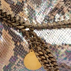 Stella McCartney Multicolor Faux Python Embossed Leather Falabella Tote For Women -Stella McCartney Sales luxury women stella mccartney used handbags p431981 009