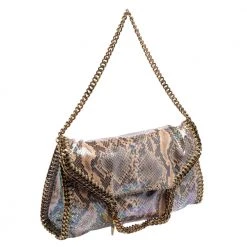 Stella McCartney Multicolor Faux Python Embossed Leather Falabella Tote For Women -Stella McCartney Sales luxury women stella mccartney used handbags p431981 011