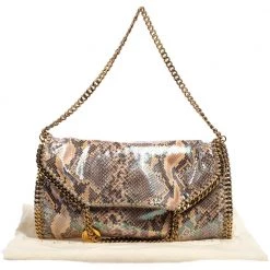 Stella McCartney Multicolor Faux Python Embossed Leather Falabella Tote For Women -Stella McCartney Sales luxury women stella mccartney used handbags p431981 013