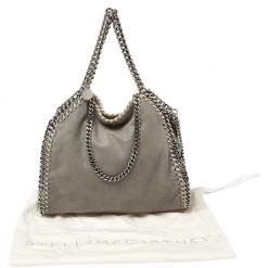 Stella McCartney Grey Faux Leather Mini Falabella Tote For Women -Stella McCartney Sales luxury women stella mccartney used handbags p432237 001