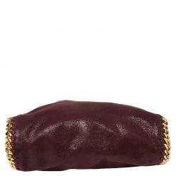 Stella McCartney Burgundy Faux Leather Mini Falabella Tote For Women -Stella McCartney Sales luxury women stella mccartney used handbags p432238 005