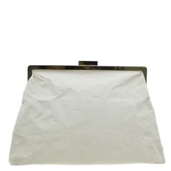 Stella McCartney Beige Canvas Oversized Daisy Clutch For Women 19 Stella McCartney Beige Canvas Oversized Daisy Clutch For Women -Stella McCartney Sales luxury women stella mccartney used handbags p43573 0003