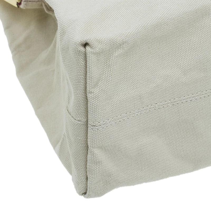 Stella McCartney Beige Canvas Oversized Daisy Clutch For Women 12 Stella McCartney Beige Canvas Oversized Daisy Clutch For Women - Image 10