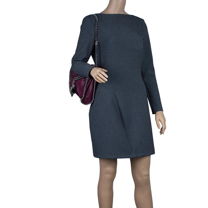 Stella McCartney Purple Shaggy Deer Falabella Shoulder Bag For Women 4 Stella McCartney Purple Shaggy Deer Falabella Shoulder Bag For Women - Image 2