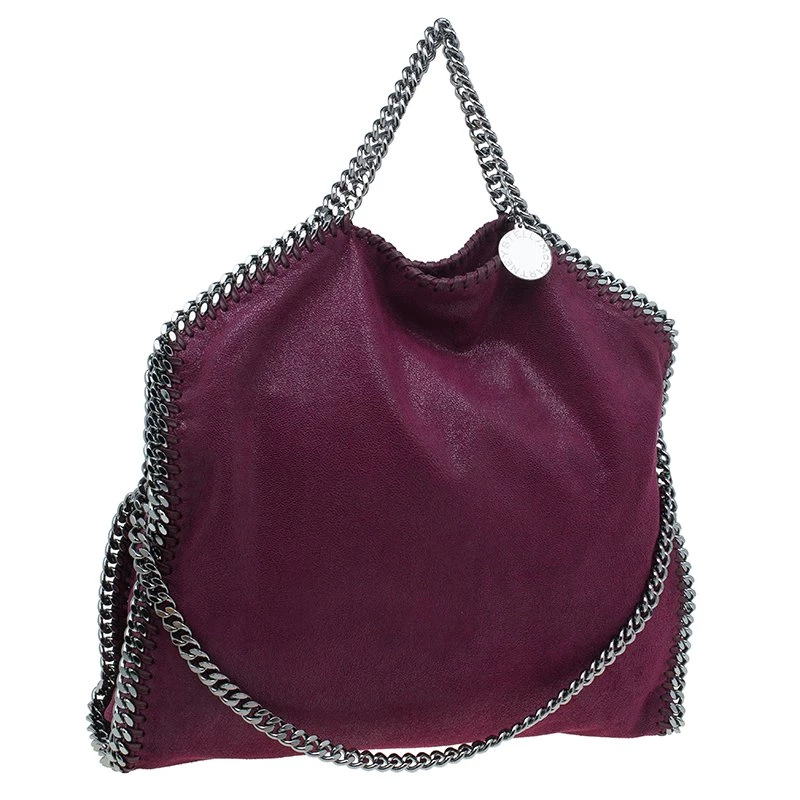 Stella McCartney Purple Shaggy Deer Falabella Shoulder Bag For Women 5 Stella McCartney Purple Shaggy Deer Falabella Shoulder Bag For Women - Image 3