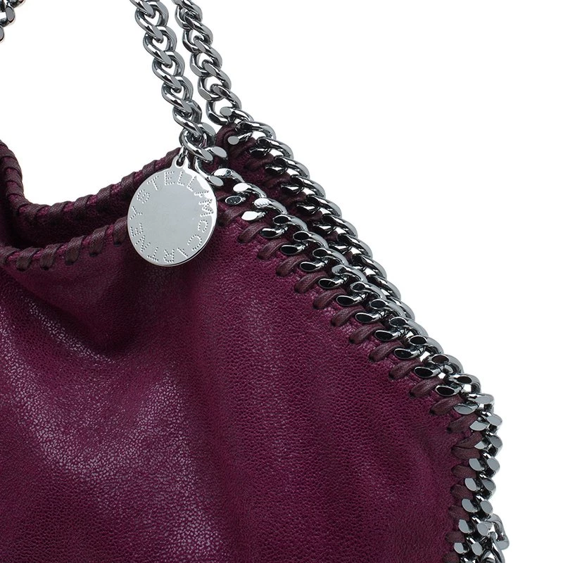 Stella McCartney Purple Shaggy Deer Falabella Shoulder Bag For Women 8 Stella McCartney Purple Shaggy Deer Falabella Shoulder Bag For Women - Image 6