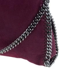 Stella McCartney Purple Shaggy Deer Falabella Shoulder Bag For Women 26 Stella McCartney Purple Shaggy Deer Falabella Shoulder Bag For Women -Stella McCartney Sales luxury women stella mccartney used handbags p44289 009