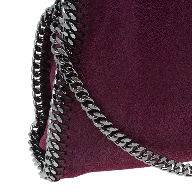 Stella McCartney Purple Shaggy Deer Falabella Shoulder Bag For Women 12 Stella McCartney Purple Shaggy Deer Falabella Shoulder Bag For Women - Image 10