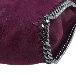 Stella McCartney Purple Shaggy Deer Falabella Shoulder Bag For Women 28 Stella McCartney Purple Shaggy Deer Falabella Shoulder Bag For Women -Stella McCartney Sales luxury women stella mccartney used handbags p44289 011