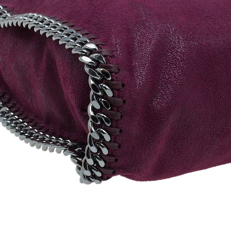 Stella McCartney Purple Shaggy Deer Falabella Shoulder Bag For Women 14 Stella McCartney Purple Shaggy Deer Falabella Shoulder Bag For Women - Image 12