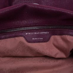 Stella McCartney Purple Shaggy Deer Falabella Shoulder Bag For Women 31 Stella McCartney Purple Shaggy Deer Falabella Shoulder Bag For Women -Stella McCartney Sales luxury women stella mccartney used handbags p44289 014