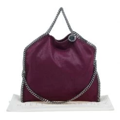 Stella McCartney Purple Shaggy Deer Falabella Shoulder Bag For Women 33 Stella McCartney Purple Shaggy Deer Falabella Shoulder Bag For Women -Stella McCartney Sales luxury women stella mccartney used handbags p44289 016