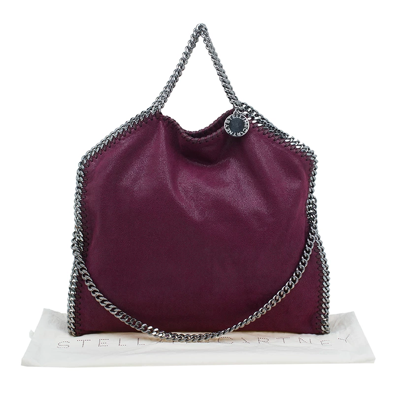 Stella McCartney Purple Shaggy Deer Falabella Shoulder Bag For Women 18 Stella McCartney Purple Shaggy Deer Falabella Shoulder Bag For Women - Image 16