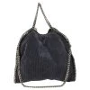Stella McCartney Grey Velvet And Faux Leather Small Falabella Tote For Women -Stella McCartney Sales luxury women stella mccartney used handbags p443895 008