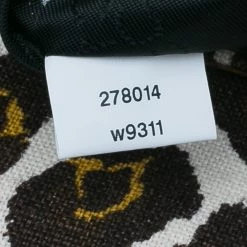 Stella Mccartney Leopard Print Canvas Faux Leather Trim Foldover Clutch For Women -Stella McCartney Sales luxury women stella mccartney used handbags p44645 015