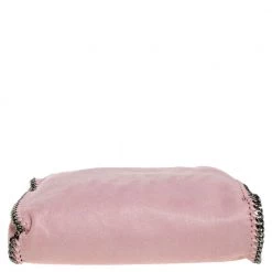 Stella McCartney Pink Faux Suede Small Falabella Tote For Women -Stella McCartney Sales luxury women stella mccartney used handbags p448289 009