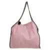 Stella McCartney Pink Faux Suede Small Falabella Tote For Women