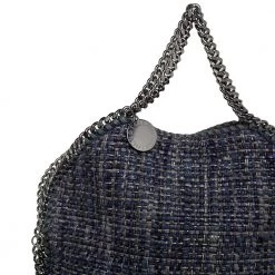 Stella McCartney Blue/Grey Tweed Small Falabella Tote For Women -Stella McCartney Sales luxury women stella mccartney used handbags p454065 008