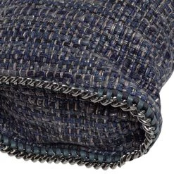 Stella McCartney Blue/Grey Tweed Small Falabella Tote For Women -Stella McCartney Sales luxury women stella mccartney used handbags p454065 009