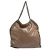 Stella McCartney Metallic Beige Faux Suede Large Falabella Tote For Women -Stella McCartney Sales luxury women stella mccartney used handbags p455511 004