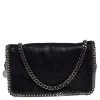 Stella McCartney Black Faux Leather Falabella Flap Crossbody Bag For Women -Stella McCartney Sales luxury women stella mccartney used handbags p459185 010