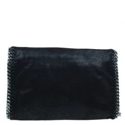 Stella McCartney Black Falabella Shaggy Deer Messenger Bag For Women -Stella McCartney Sales luxury women stella mccartney used handbags p46377 004