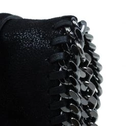 Stella McCartney Black Falabella Shaggy Deer Messenger Bag For Women -Stella McCartney Sales luxury women stella mccartney used handbags p46377 006