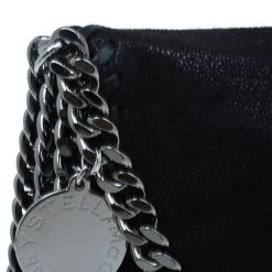 Stella McCartney Black Falabella Shaggy Deer Messenger Bag For Women -Stella McCartney Sales luxury women stella mccartney used handbags p46377 007