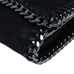 Stella McCartney Black Falabella Shaggy Deer Messenger Bag For Women -Stella McCartney Sales luxury women stella mccartney used handbags p46377 011