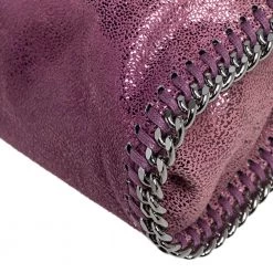 Stella McCartney Purple Faux Leather Tiny Falabella Shoulder Bag For Women -Stella McCartney Sales luxury women stella mccartney used handbags p466290 008