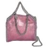 Stella McCartney Purple Faux Leather Tiny Falabella Shoulder Bag For Women -Stella McCartney Sales luxury women stella mccartney used handbags p466290 011
