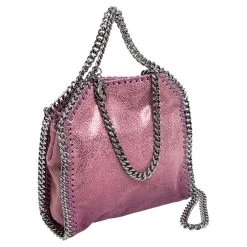 Stella McCartney Purple Faux Leather Tiny Falabella Shoulder Bag For Women -Stella McCartney Sales luxury women stella mccartney used handbags p466290 012