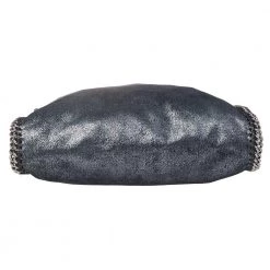 Stella McCartney Metallic Blue Faux Leather Small Falabella Tote For Women 19 Stella McCartney Metallic Blue Faux Leather Small Falabella Tote For Women -Stella McCartney Sales luxury women stella mccartney used handbags p471320 002