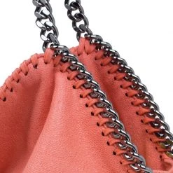 Stella McCartney Orange Faux Leather Falabella Tote For Women -Stella McCartney Sales luxury women stella mccartney used handbags p47177 007