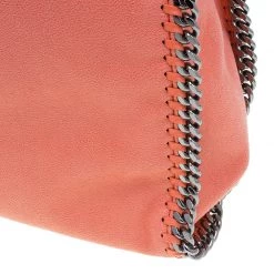 Stella McCartney Orange Faux Leather Falabella Tote For Women -Stella McCartney Sales luxury women stella mccartney used handbags p47177 009