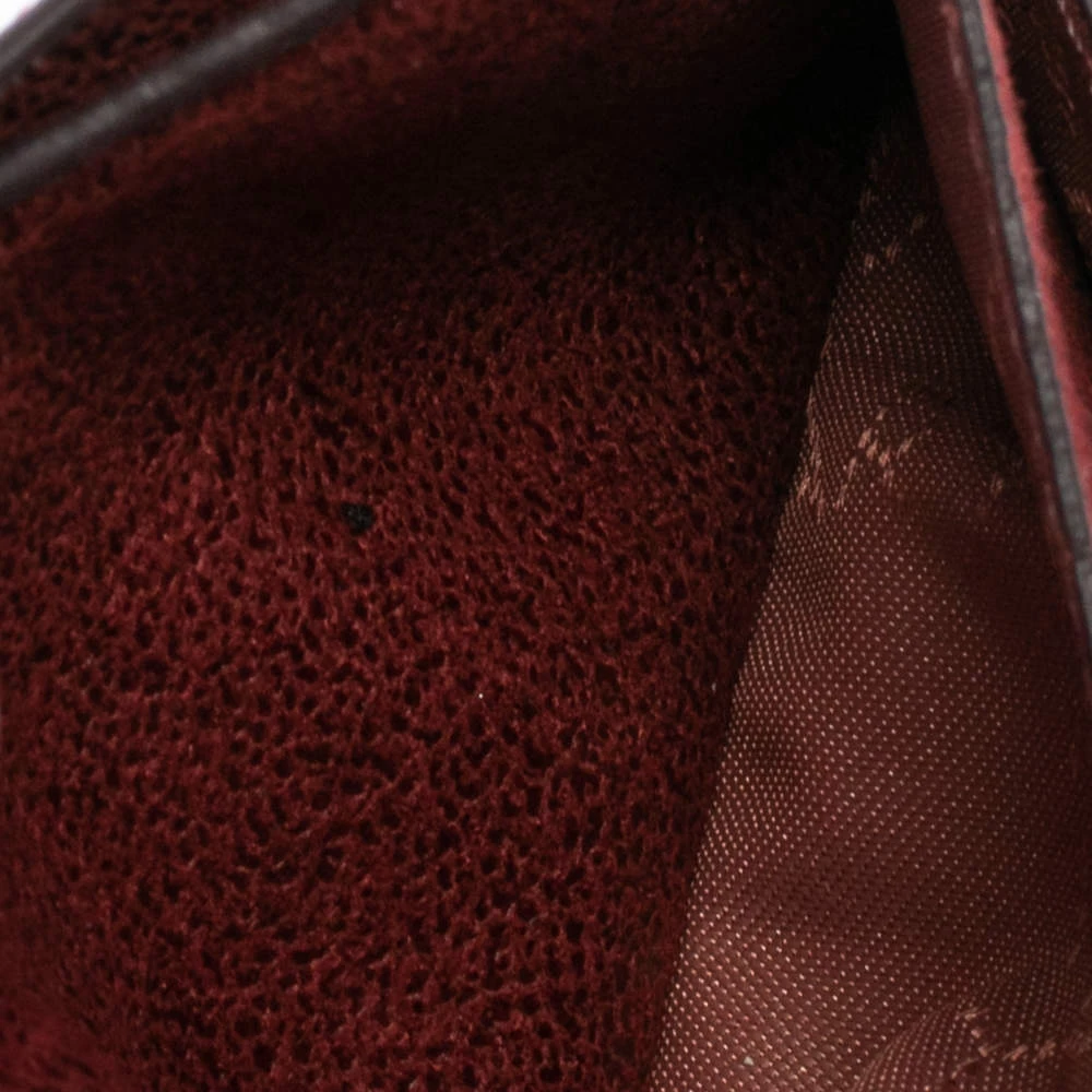 Stella McCartney Maroon Faux Leather Card Holder For Women 9 Stella McCartney Maroon Faux Leather Card Holder For Women - Image 7