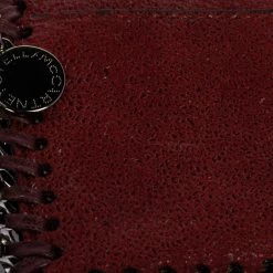 Stella McCartney Maroon Faux Leather Card Holder For Women 17 Stella McCartney Maroon Faux Leather Card Holder For Women -Stella McCartney Sales luxury women stella mccartney used handbags p471794 007