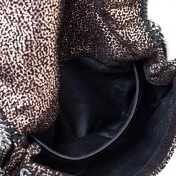 Stella McCartney Gold Faux Suede Falabella Shoulder Bag For Women -Stella McCartney Sales luxury women stella mccartney used handbags p472987 003