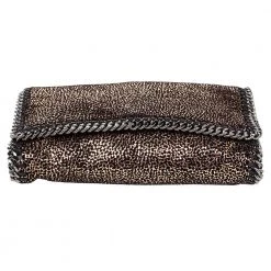 Stella McCartney Gold Faux Suede Falabella Shoulder Bag For Women -Stella McCartney Sales luxury women stella mccartney used handbags p472987 004