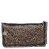Stella McCartney Gold Faux Suede Falabella Shoulder Bag For Women -Stella McCartney Sales luxury women stella mccartney used handbags p472987 008