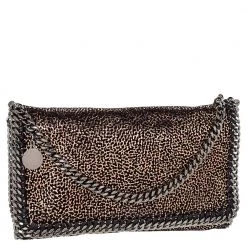 Stella McCartney Gold Faux Suede Falabella Shoulder Bag For Women -Stella McCartney Sales luxury women stella mccartney used handbags p472987 009