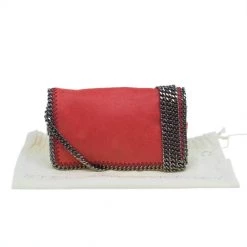 Stella McCartney Red Faux Leather Falabella Crossbody Bag For Women -Stella McCartney Sales luxury women stella mccartney used handbags p47744 016
