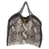 Stella McCartney Beige Faux Python Leather Falabella Tote For Women