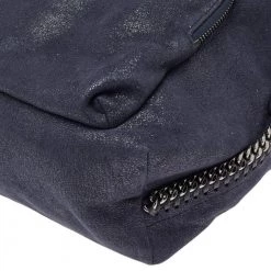Stella McCartney Dark Blue Faux Suede Falabella Backpack For Women -Stella McCartney Sales luxury women stella mccartney used handbags p490447 003