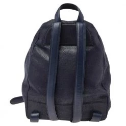Stella McCartney Dark Blue Faux Suede Falabella Backpack For Women -Stella McCartney Sales luxury women stella mccartney used handbags p490447 008