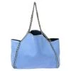Stella McCartney Blue Faux Leather Falabella Reversible Tote For Women 1 Stella McCartney Blue Faux Leather Falabella Reversible Tote For Women -Stella McCartney Sales luxury women stella mccartney used handbags p492802 005