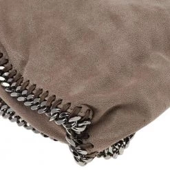 Stella McCartney Beige Faux Suede Falabella Tote For Women -Stella McCartney Sales luxury women stella mccartney used handbags p498467 005