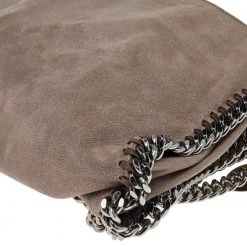 Stella McCartney Beige Faux Suede Falabella Tote For Women -Stella McCartney Sales luxury women stella mccartney used handbags p498467 006